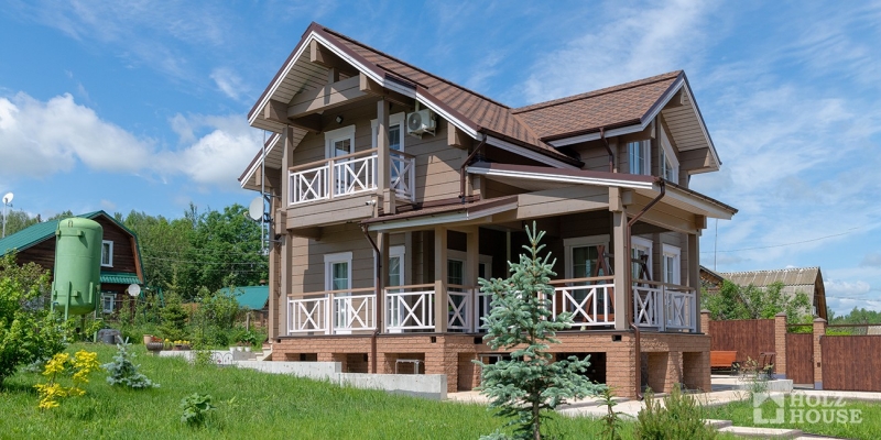 Дом из клееного бруса по проекту \"Прага-мини v.2\" Фото 12